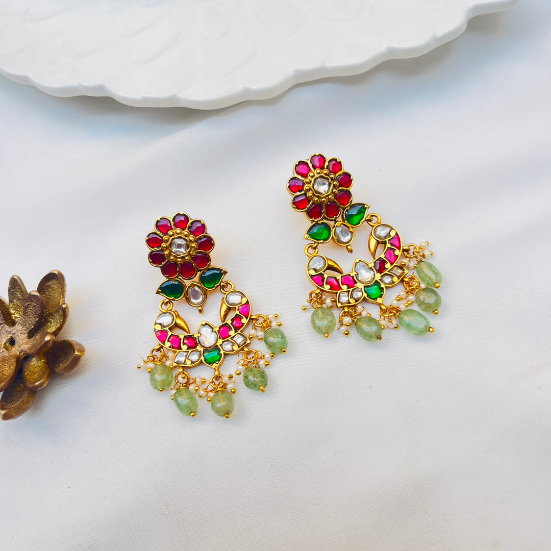 Shringar Silver Earrings