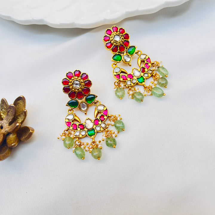 Shringar Silver Earrings