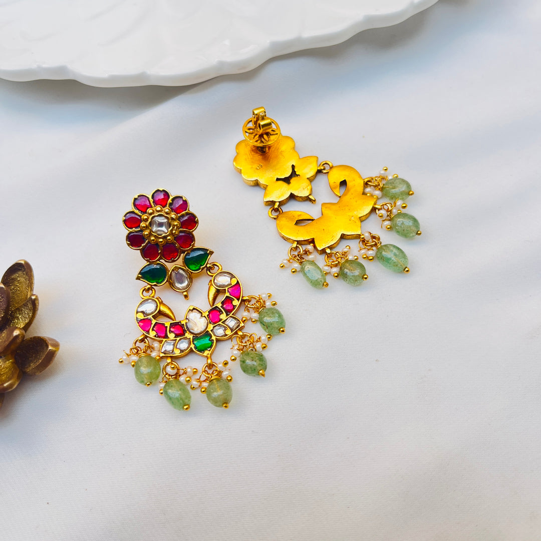 Shringar Silver Earrings