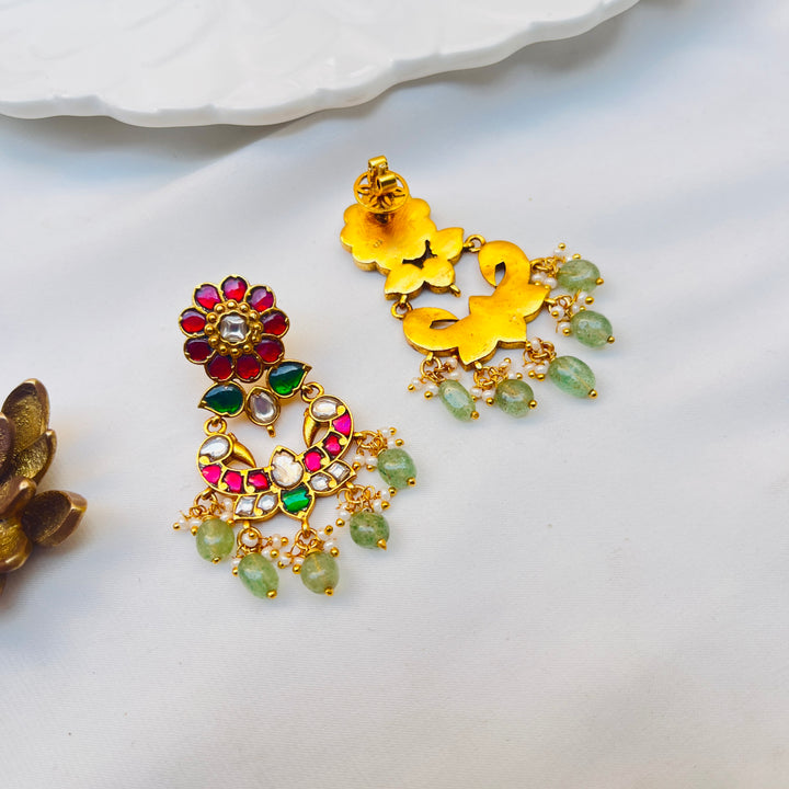 Shringar Silver Earrings