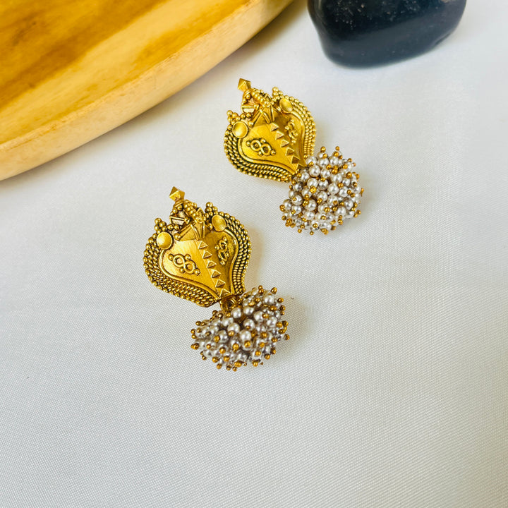 Divyani Silver Earrings