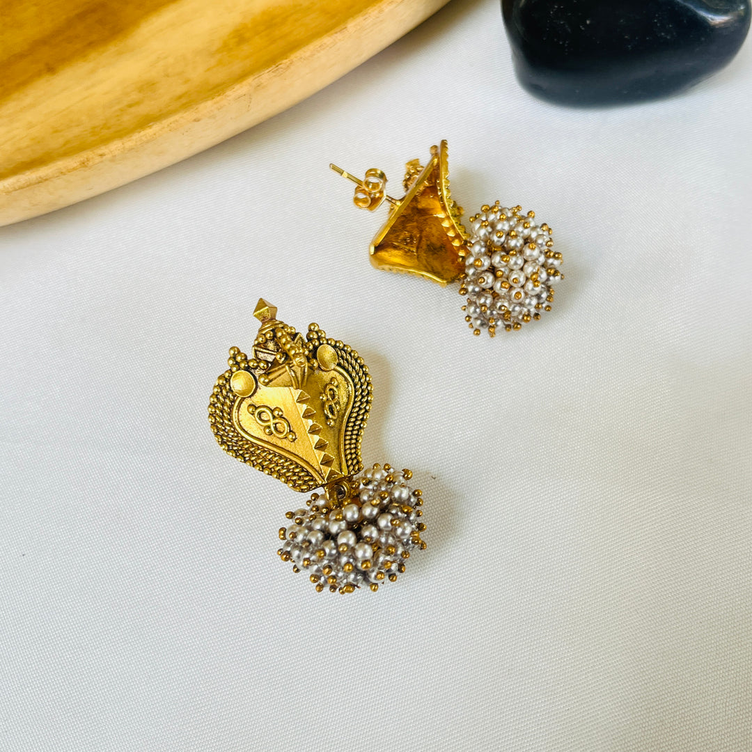 Divyani Silver Earrings