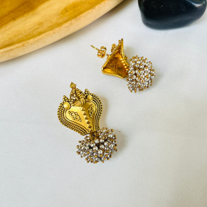 Divyani Silver Earrings