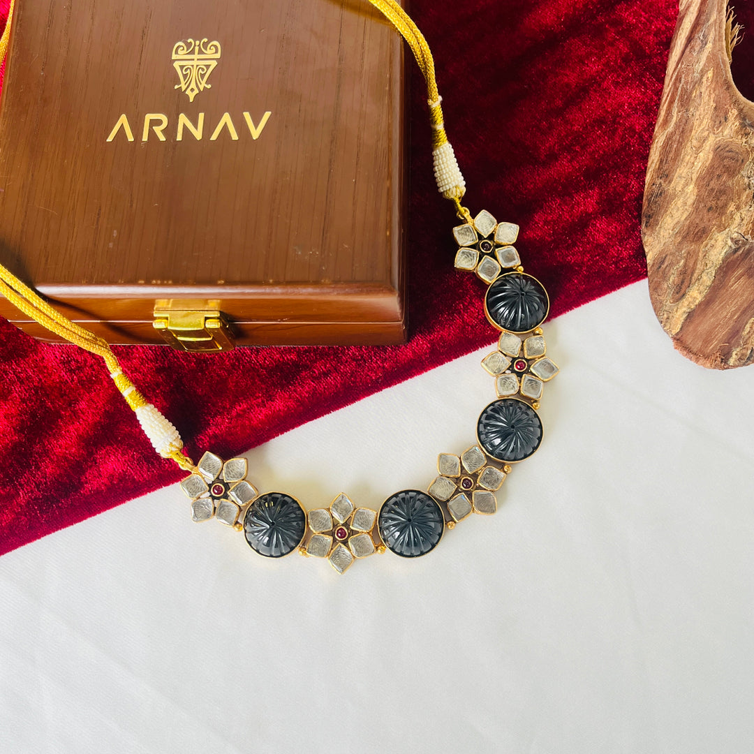 Kavyasha Silver Necklace