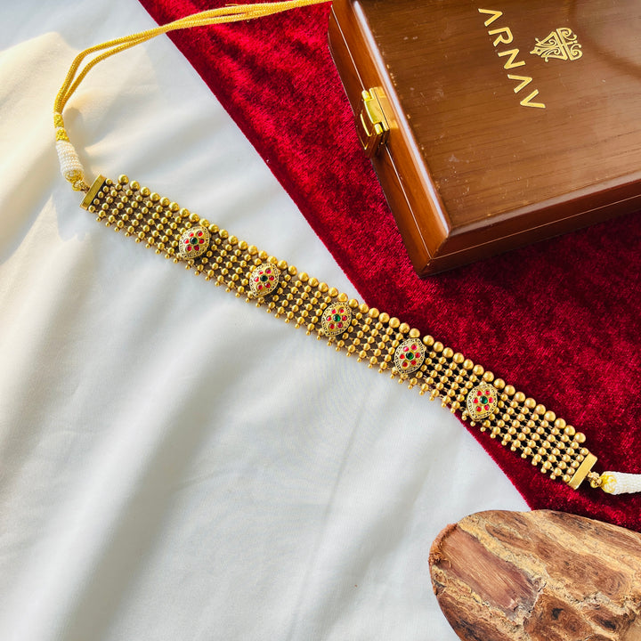 Vaidehi Silver Necklace