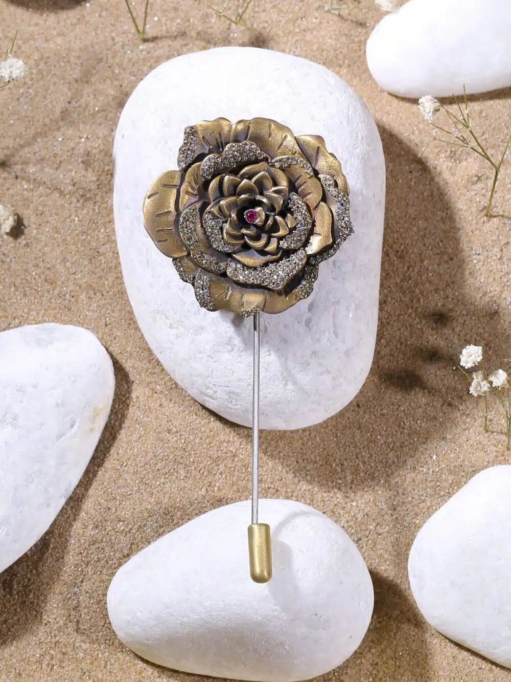 Regal Rose Lapel Pin