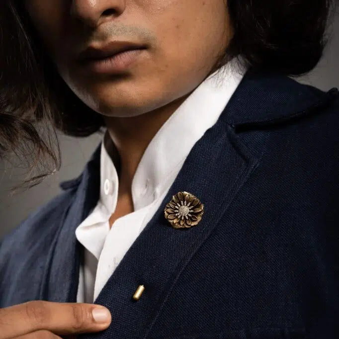 Floral Marvel Lapel Pin