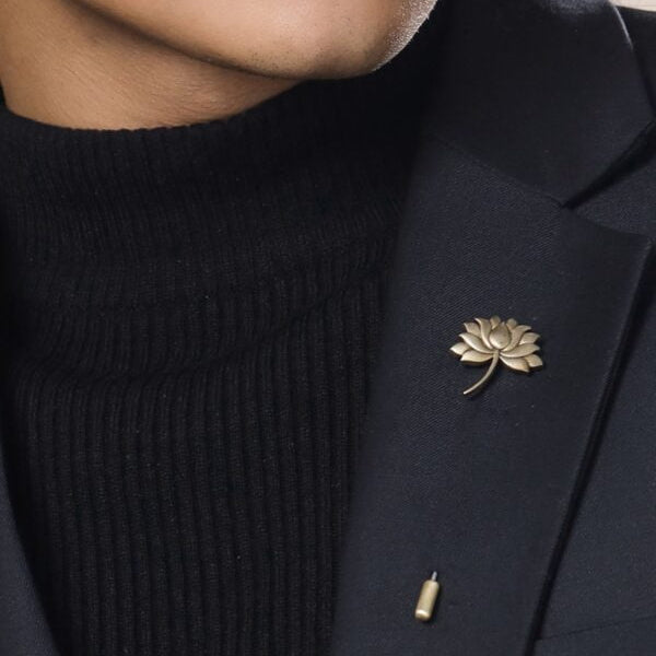 Divine Lotus Lapel Pin