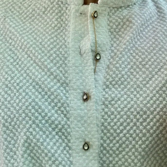 Mughal Polki Kurta Buttons