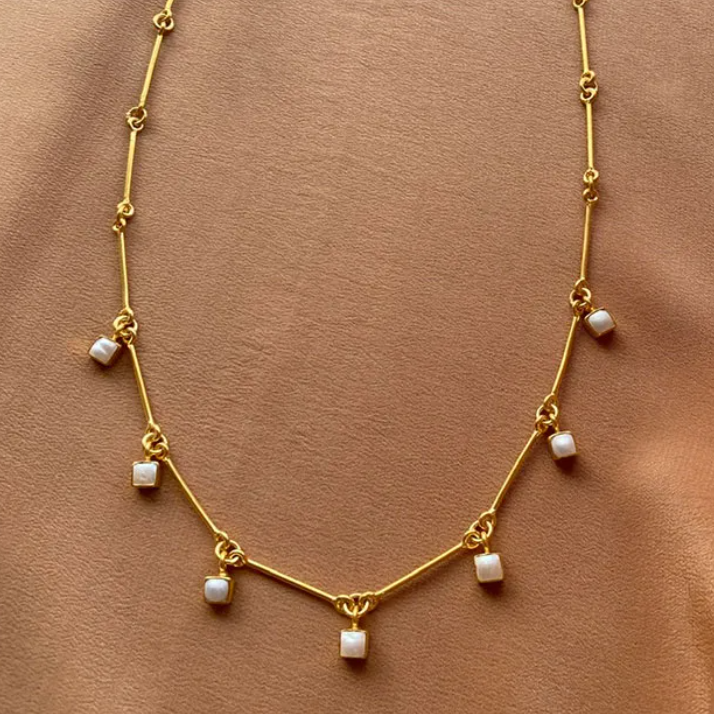 Pearl Bar Necklace