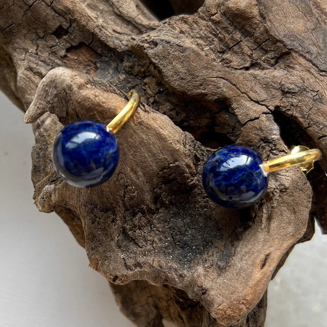 Sodalite Ball Earrings