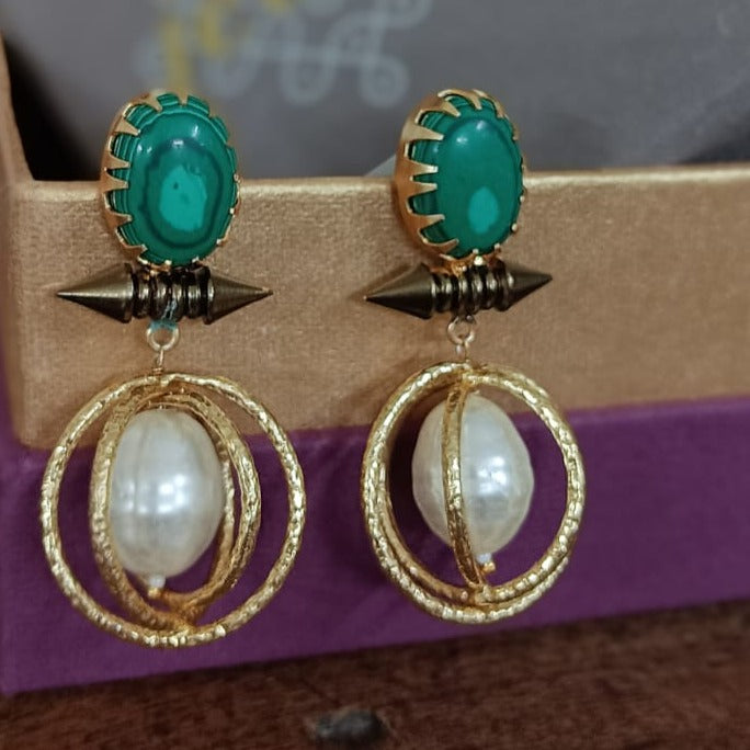 Opulent Pearl Drop Earrings