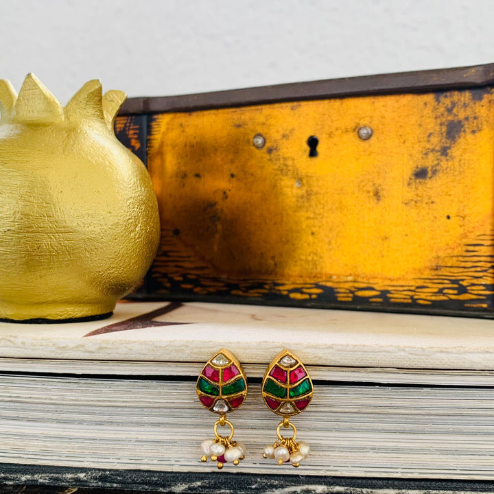 Kundala Small Drop Stud Earrings