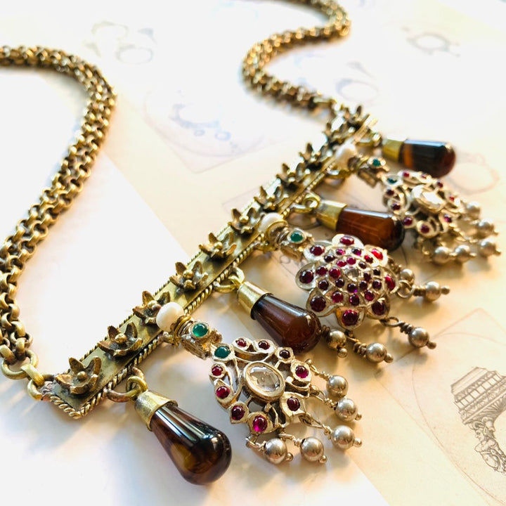 Floral Fairy Light Dangler Necklace