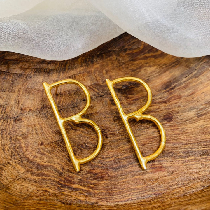 Bold B Earrings