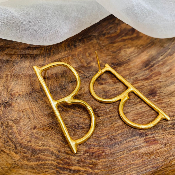 Bold B Earrings