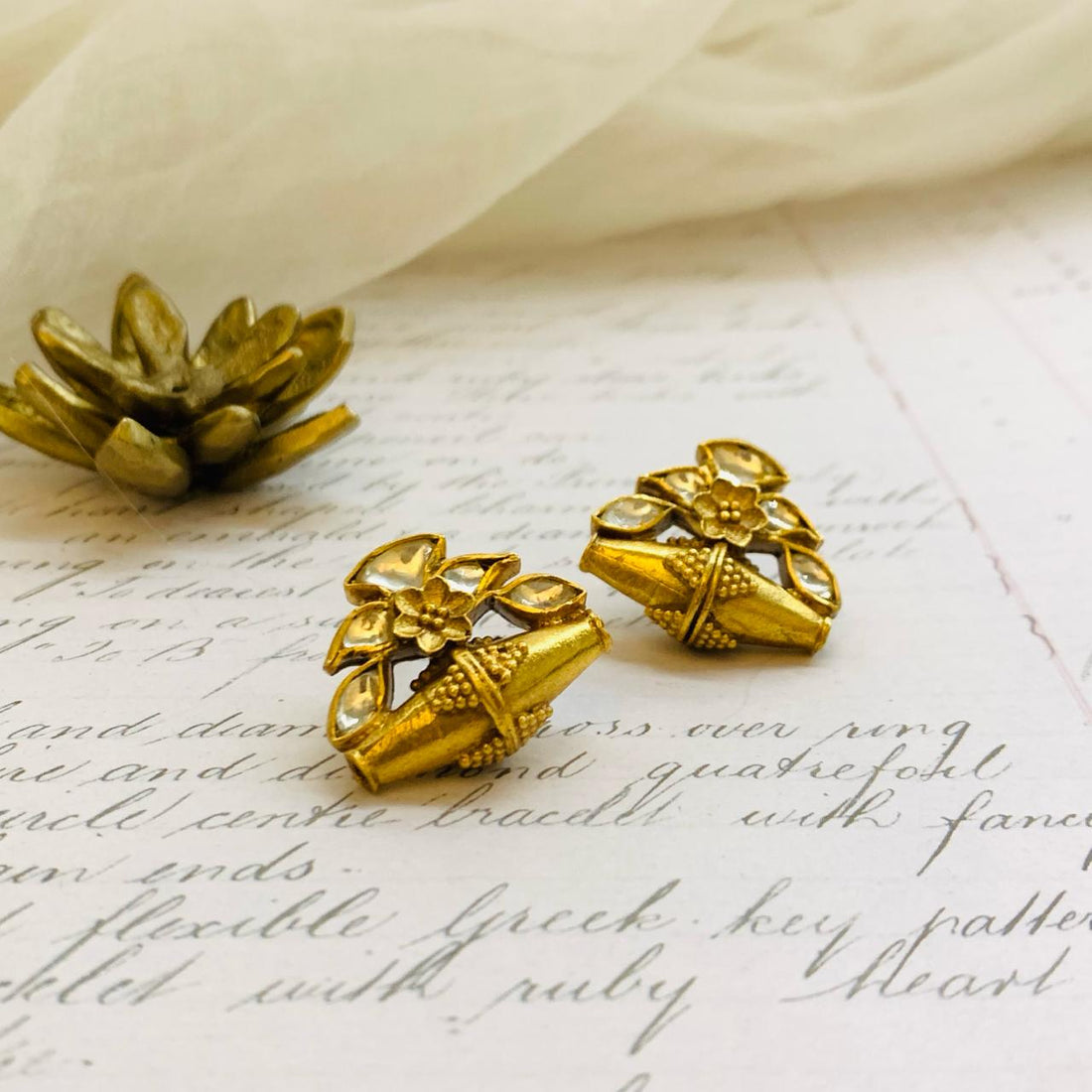 Taveej Floral Earrings