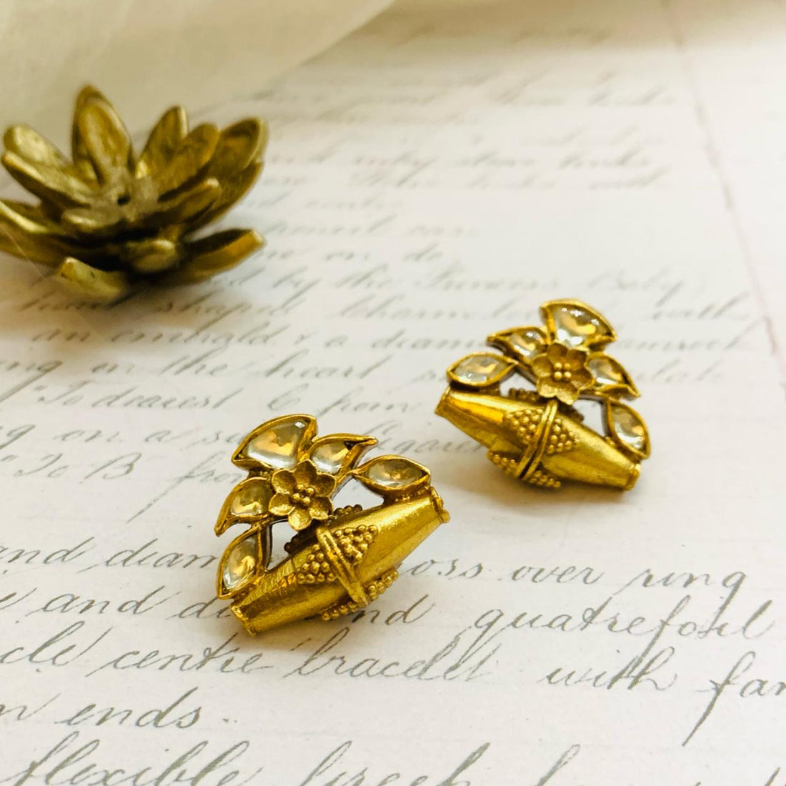 Taveej Floral Earrings