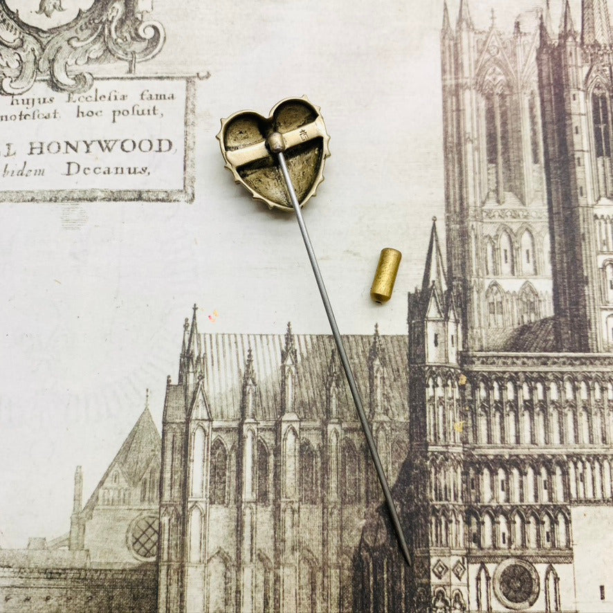 The Golden Heartbeat Lapel Pin