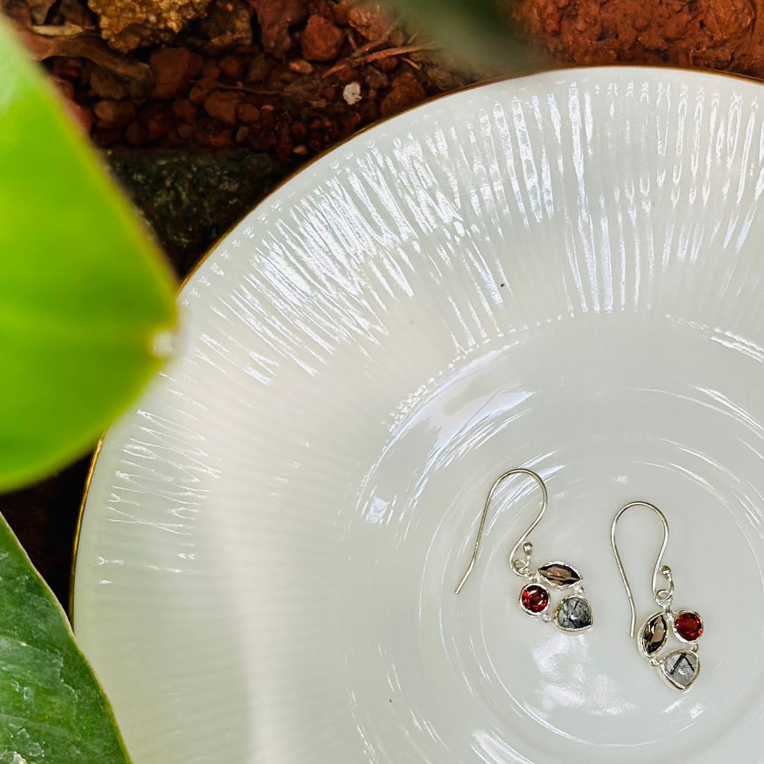 Mixed Stone Earrings