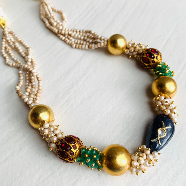 Royal Heritage Gundu Beaded Necklace