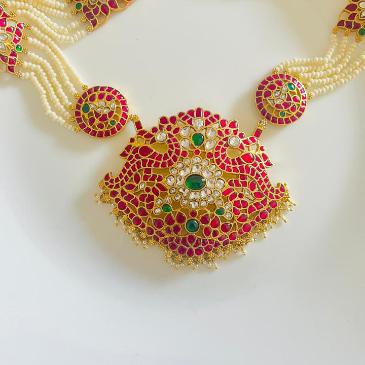 Padmashree Jadau Silver Necklace