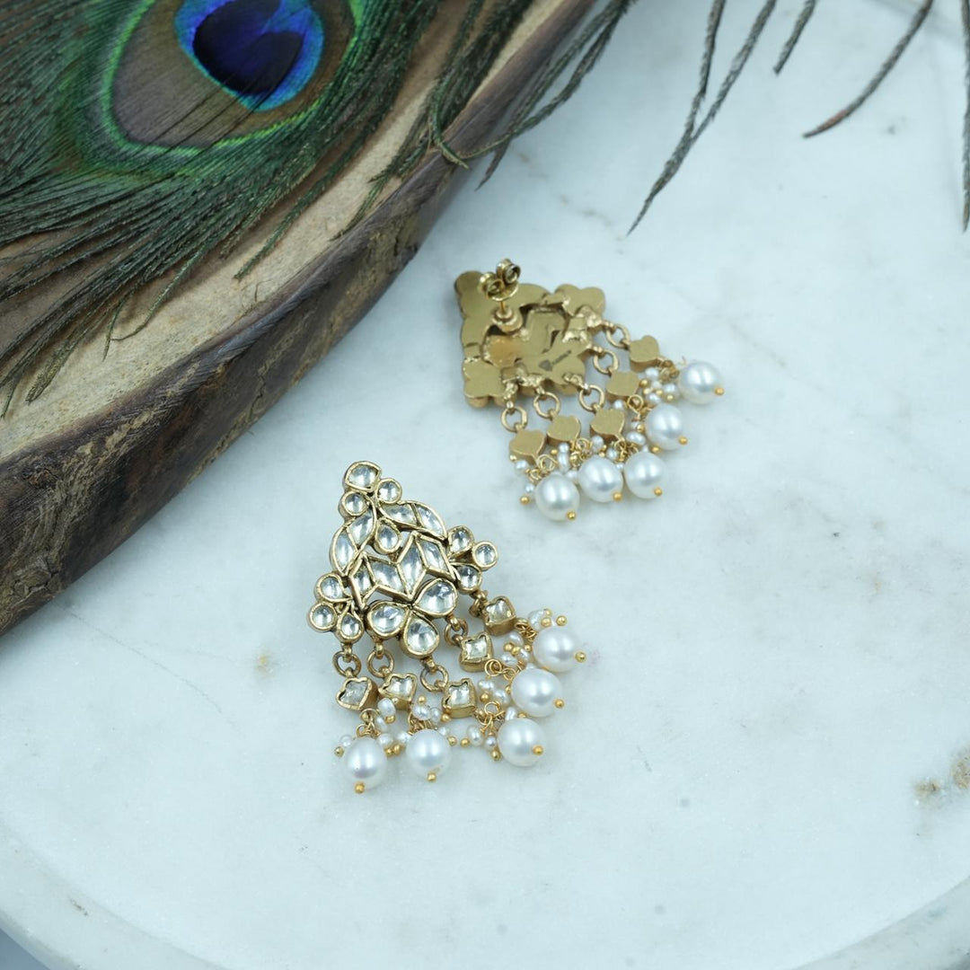 Hridaya Silver Earrings