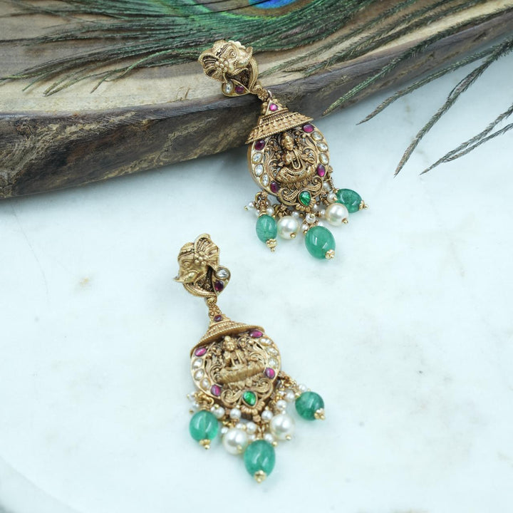 Ishvika Silver Earrings