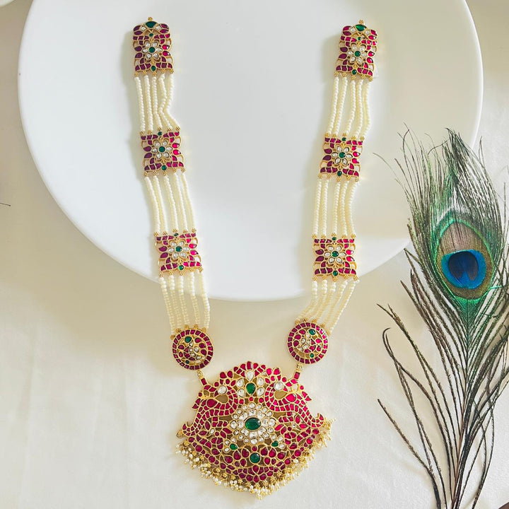 Padmashree Jadau Silver Necklace