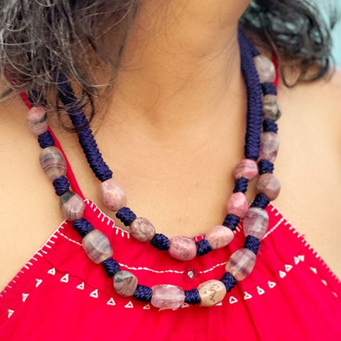 Fluorite Layered Necklace