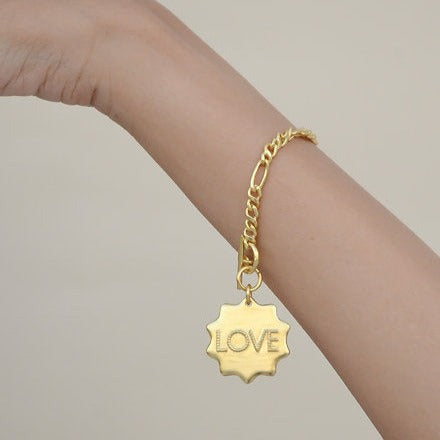 Figaro Bracelet (Gold)