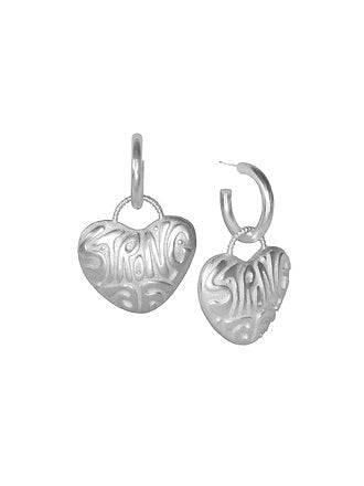 Strong AF Earrings (Silver)