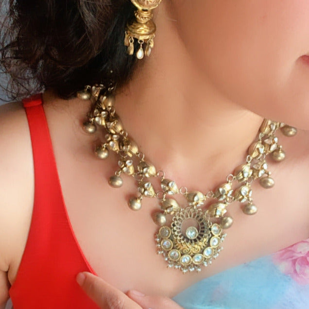 Gundu Drop Necklace