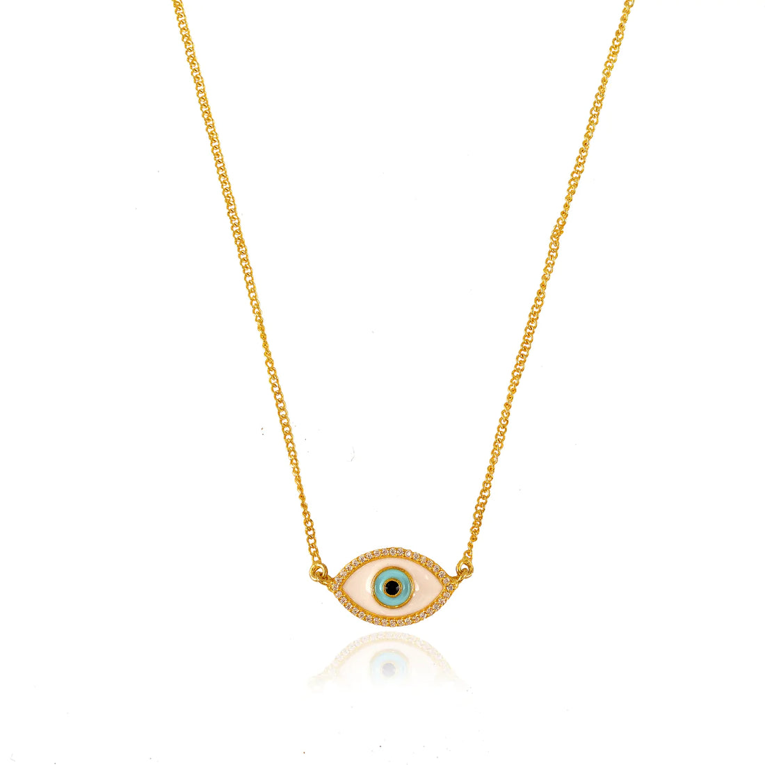 Ivory Evil Eye Necklace