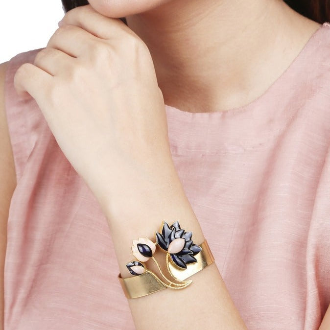 Midnight Blue Blume  Bracelet