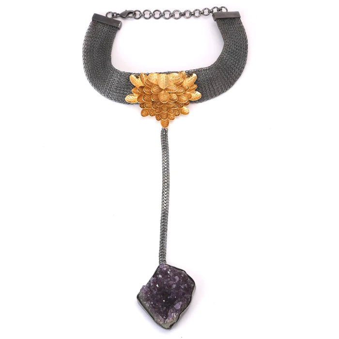 Stylish Druzy With Choker