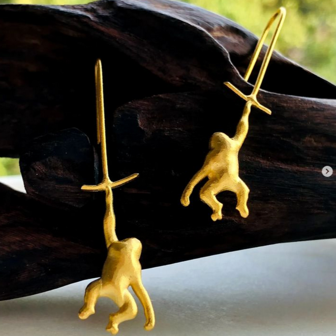 Monkey Swing Earrings