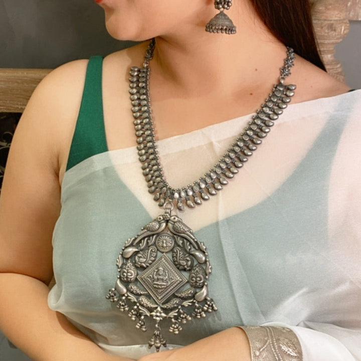 Peacock Love Laxmi Necklace