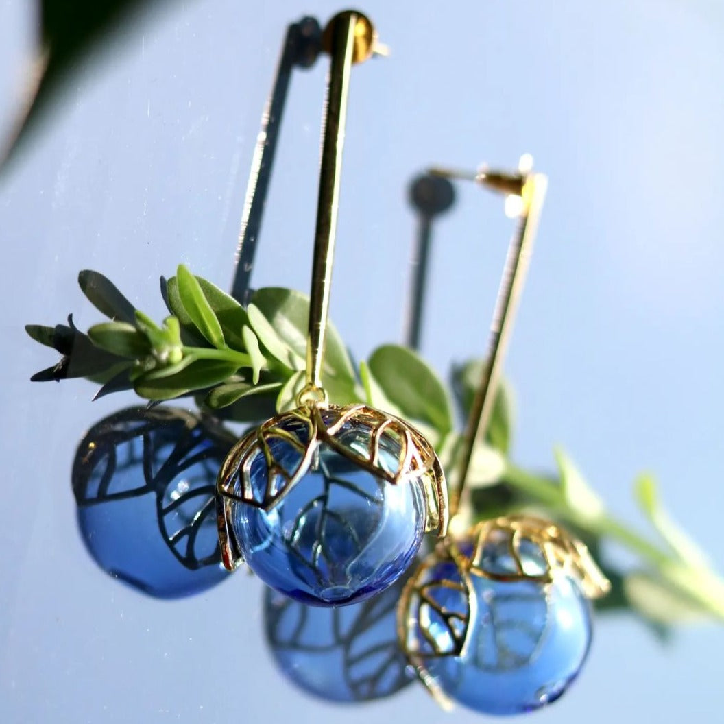 Leaf bauble(Blue)