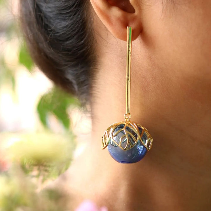 Leaf bauble(Blue)