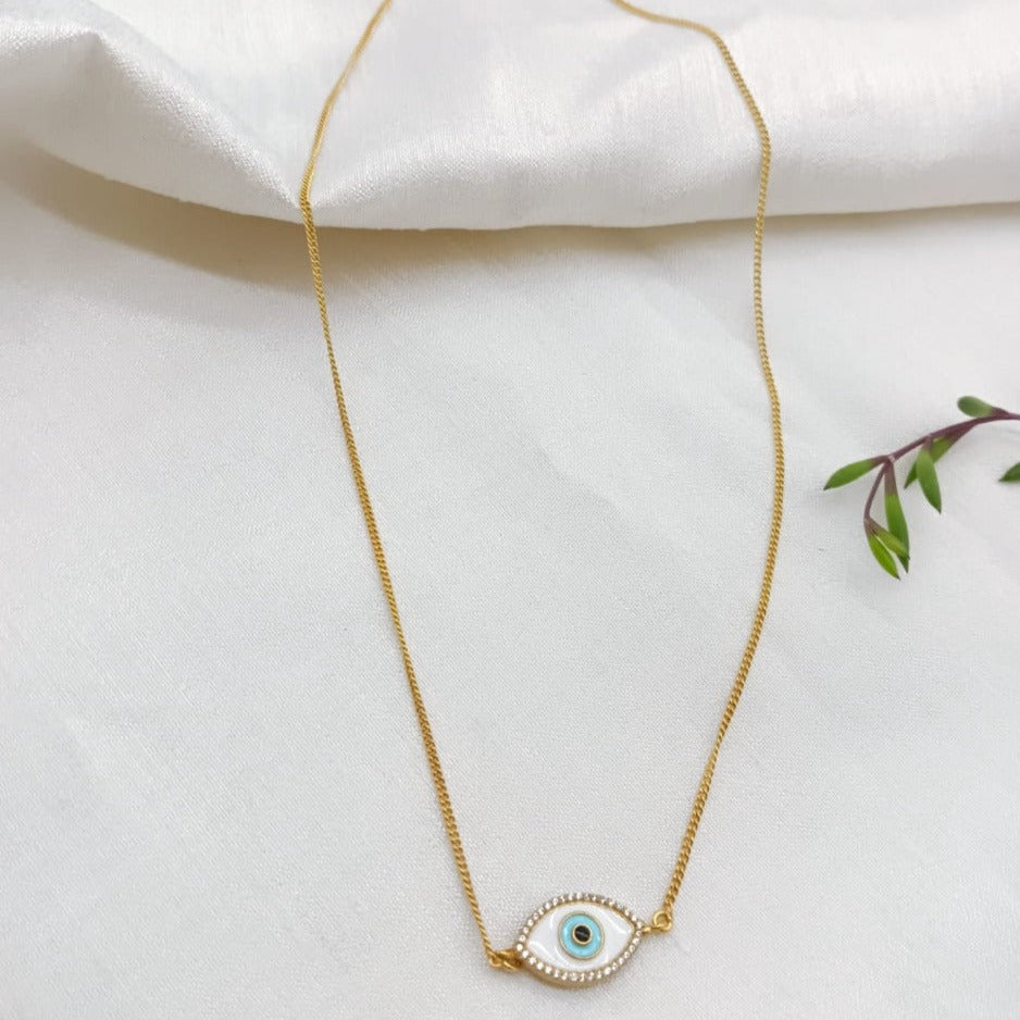 Ivory Evil Eye Necklace