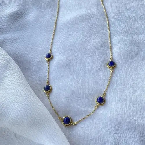 Neela- Blue Lapis Necklace